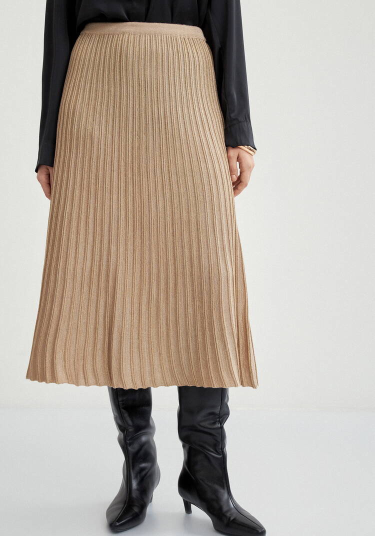 Юбка миди с метанитью шир.  750, рис. 31