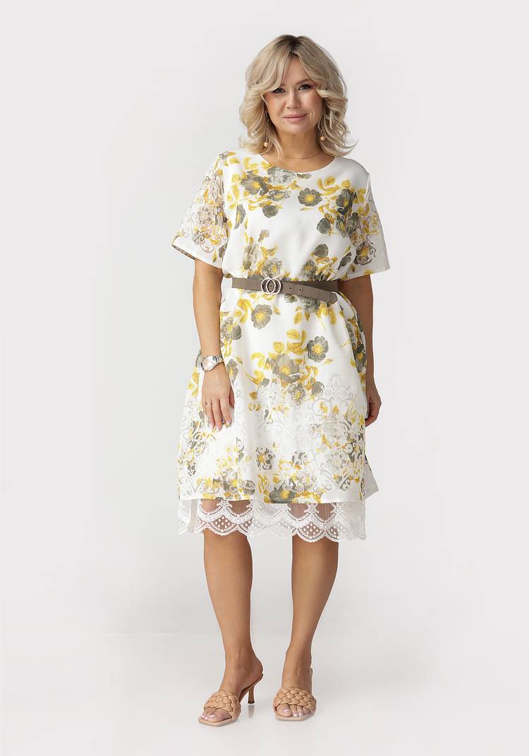 Платье Цветочное торжество шир.  750, рис. 7