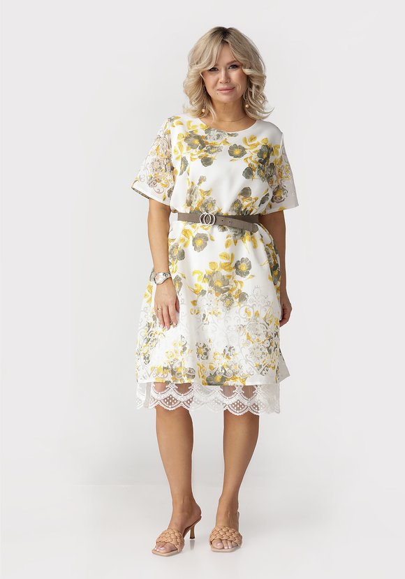 Платье Цветочное торжество шир.  580, рис. 7