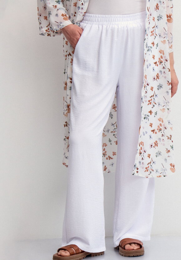 Брюки палаццо на резинке с карманами шир.  580, рис. 20