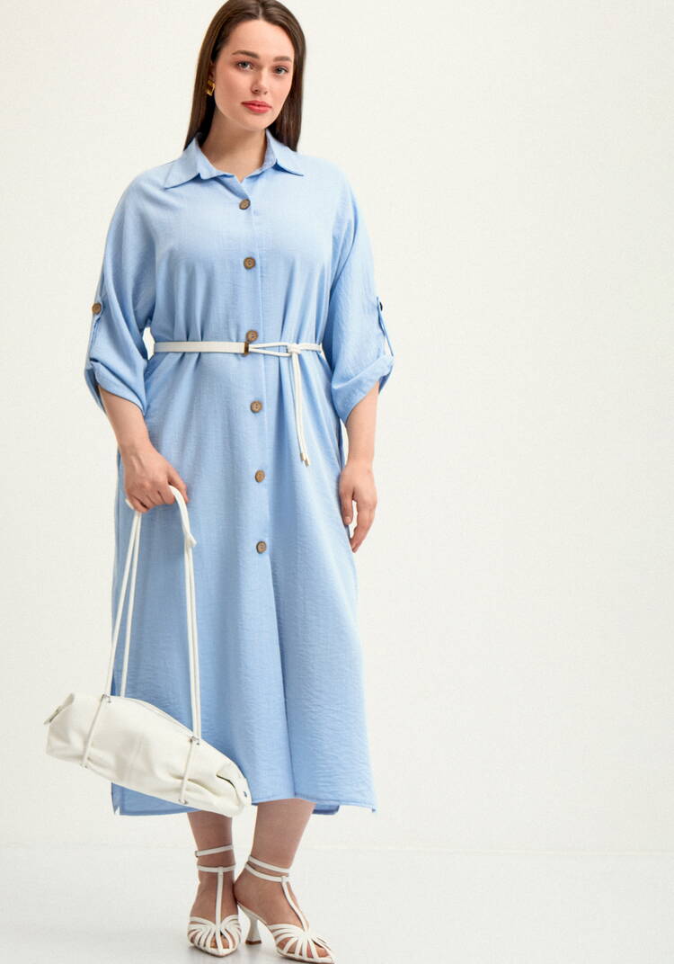 Платье-рубашка Виктория шир.  750, рис. 8