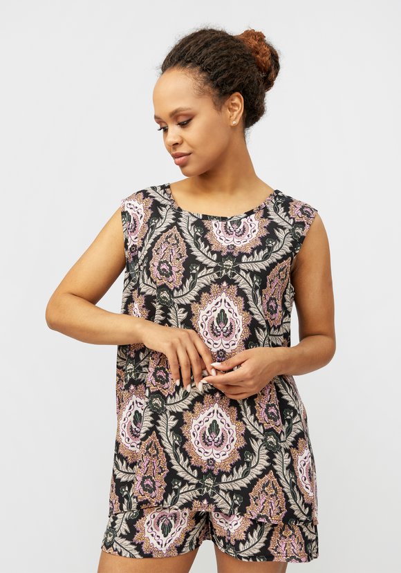 Комплект из майки и шорт Виолетта шир.  580, рис. 21