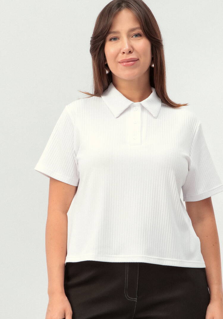 Поло с коротким рукавом из ткани лапша шир.  750, рис. 11