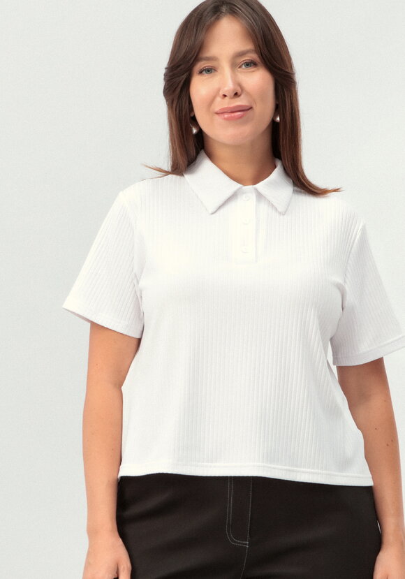 Поло с коротким рукавом из ткани лапша шир.  580, рис. 11