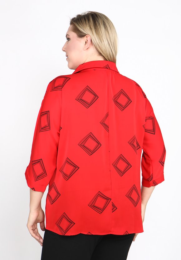 Блуза Обворожительная незнакомка шир.  580, рис. 4