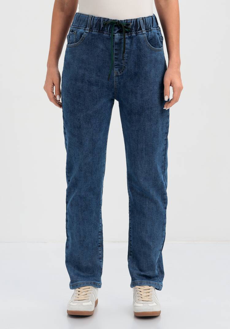 Джинсы Комфортный день шир.  750, рис. 4