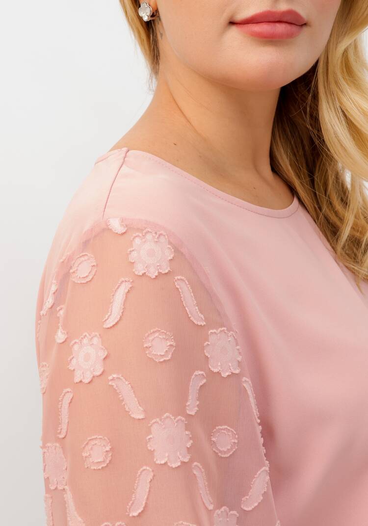 Блуза с шифоновыми рукавами 3 / 4 шир.  750, рис. 17