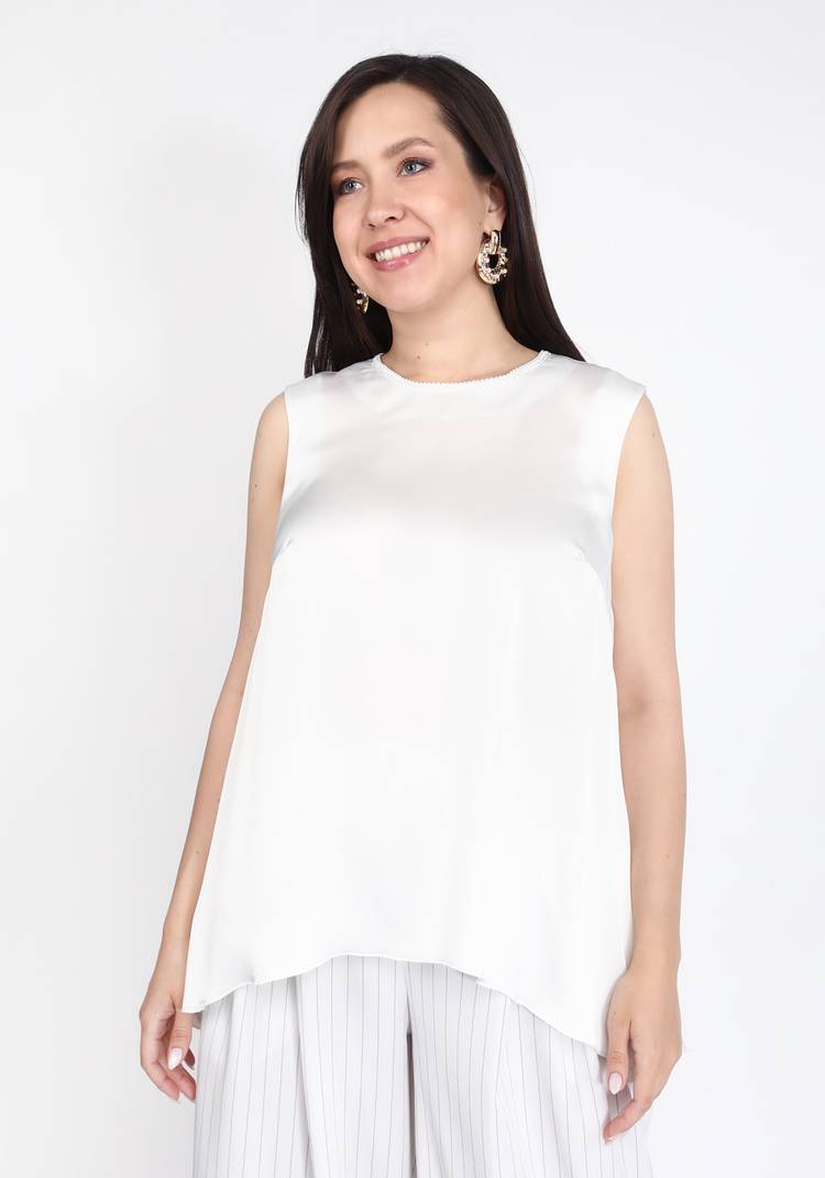 Блуза шелковая А-силуэта шир.  750, рис. 12