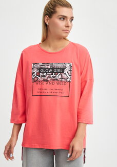 Лонгслив с принтом питон