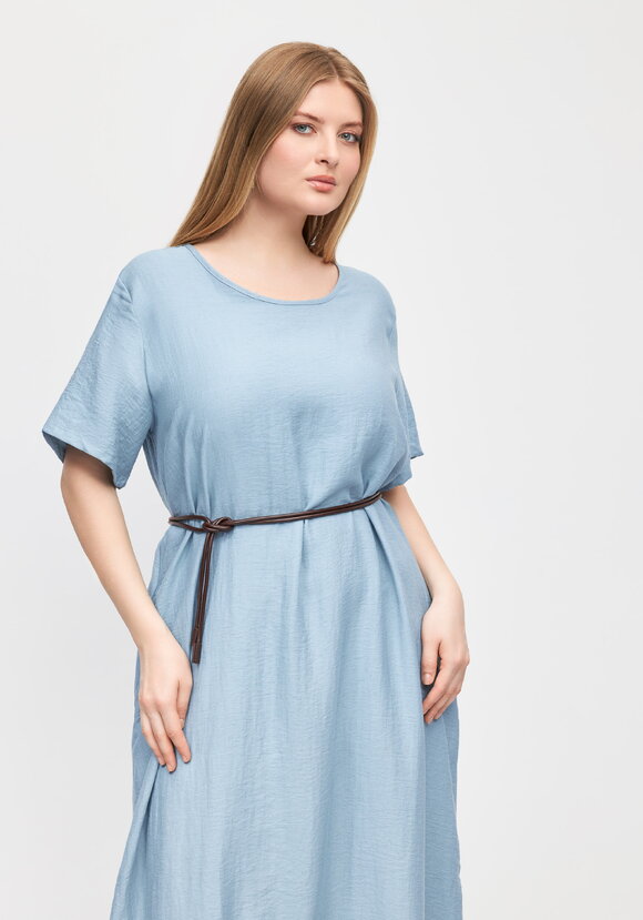 Платье изо льна Кружевная сказка шир.  580, рис. 2