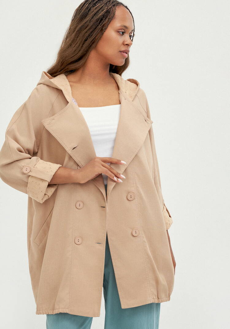 Пыльник с отделкой из шитья шир.  750, рис. 9