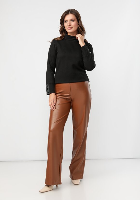 Водолазка с декором на рукавах шир.  580, рис. 12