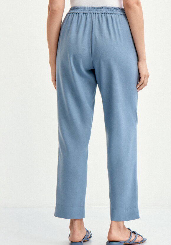 Брюки прямые изо льна шир.  580, рис. 3