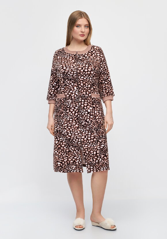 Халат велюровый Регина шир.  580, рис. 16