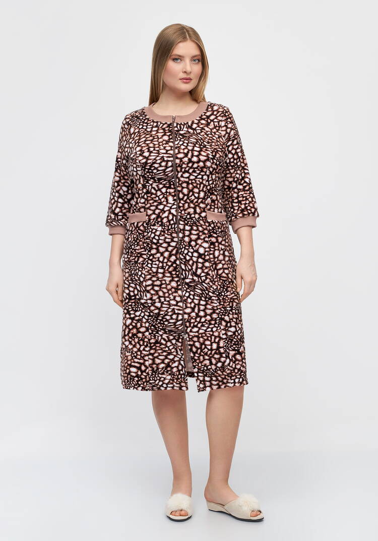 Халат велюровый Регина шир.  750, рис. 16