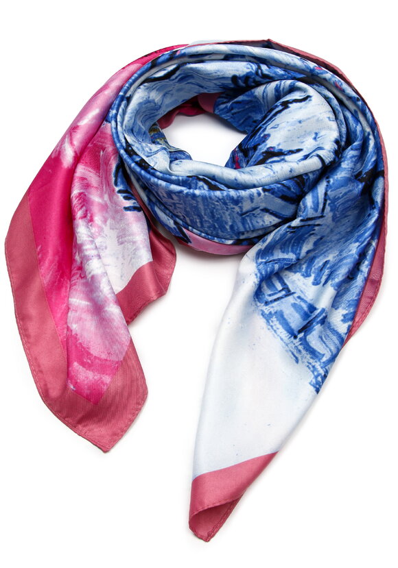 Платок с рисунком пейзажа шир.  580, рис. 2