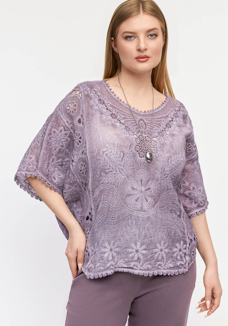 Блуза Ажурный флер шир.  750, рис. 19