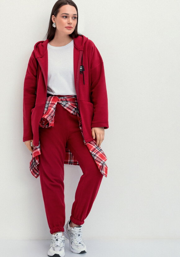 Толстовка из флиса с нашивкой на груди шир.  580, рис. 26