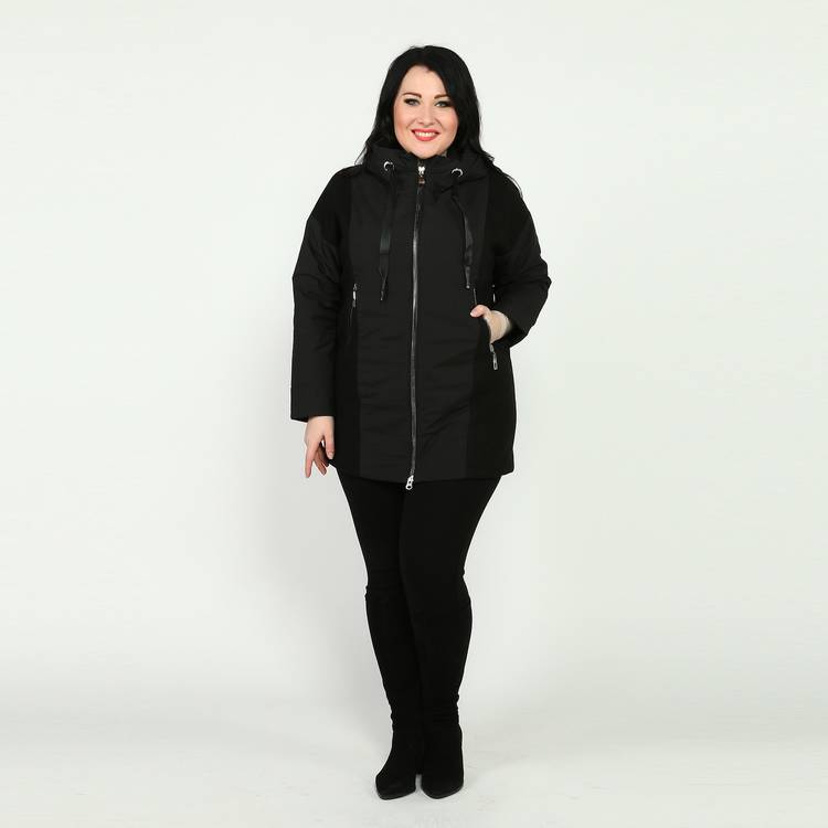 Куртка женская с карманами на молнии шир.  750, рис. 1