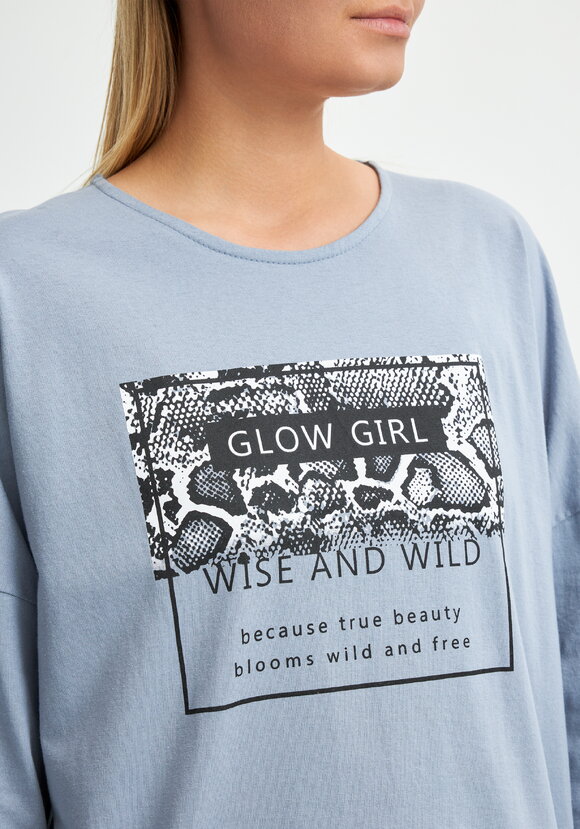 Лонгслив с принтом питон шир.  580, рис. 23