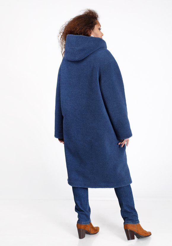 Пальто из шерсти мериноса с капюшоном шир.  580, рис. 10