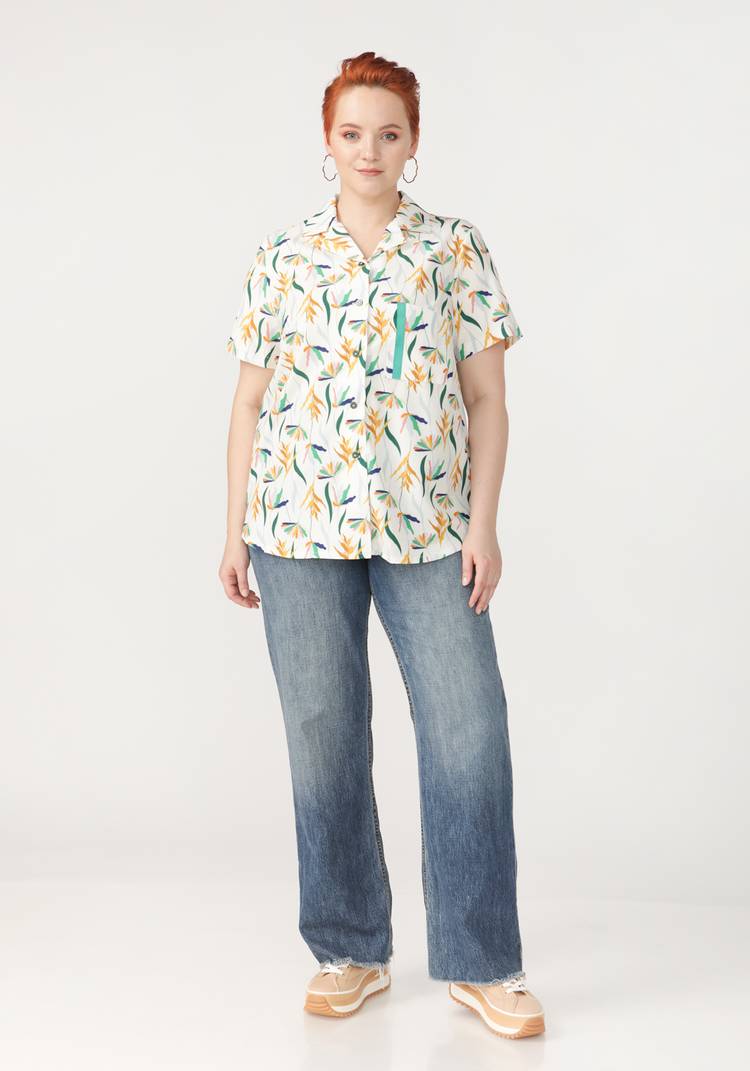 Блуза Универсальность деталей шир.  750, рис. 7