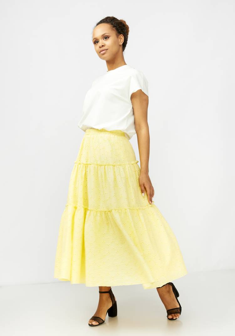 Юбка с воланами из шитья шир.  750, рис. 13