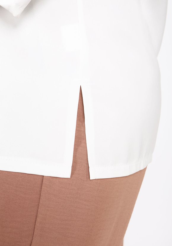 Блуза базовая однотонная шир.  580, рис. 16