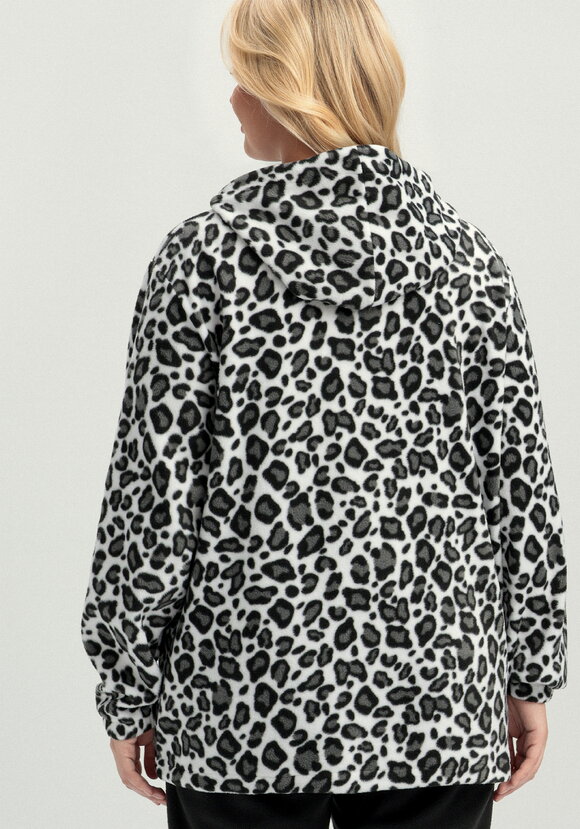 Толстовка из флиса с анималистичным принтом шир.  580, рис. 20