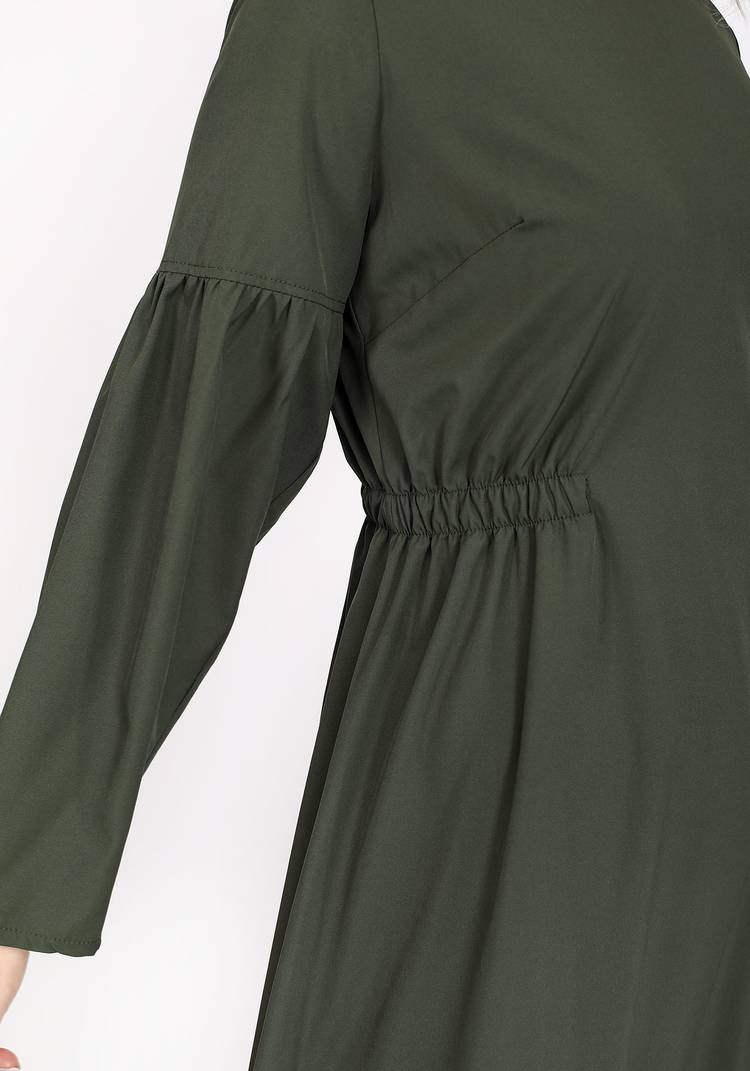 Платье со сборкой на резинке шир.  750, рис. 4