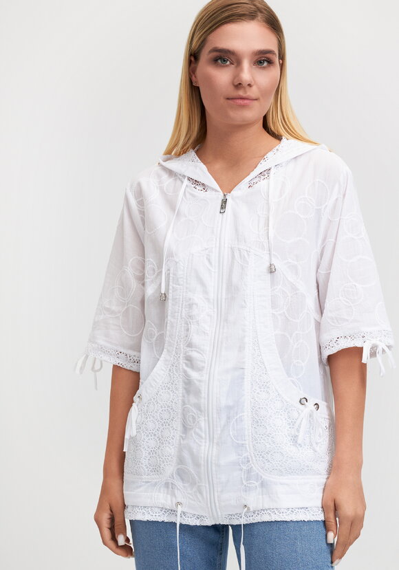 Пыльник на молнии с капюшоном шир.  580, рис. 9