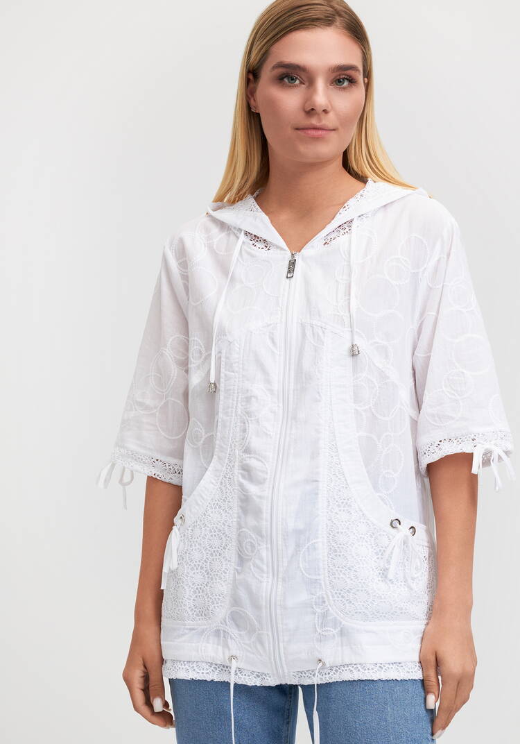 Пыльник на молнии с капюшоном шир.  750, рис. 9