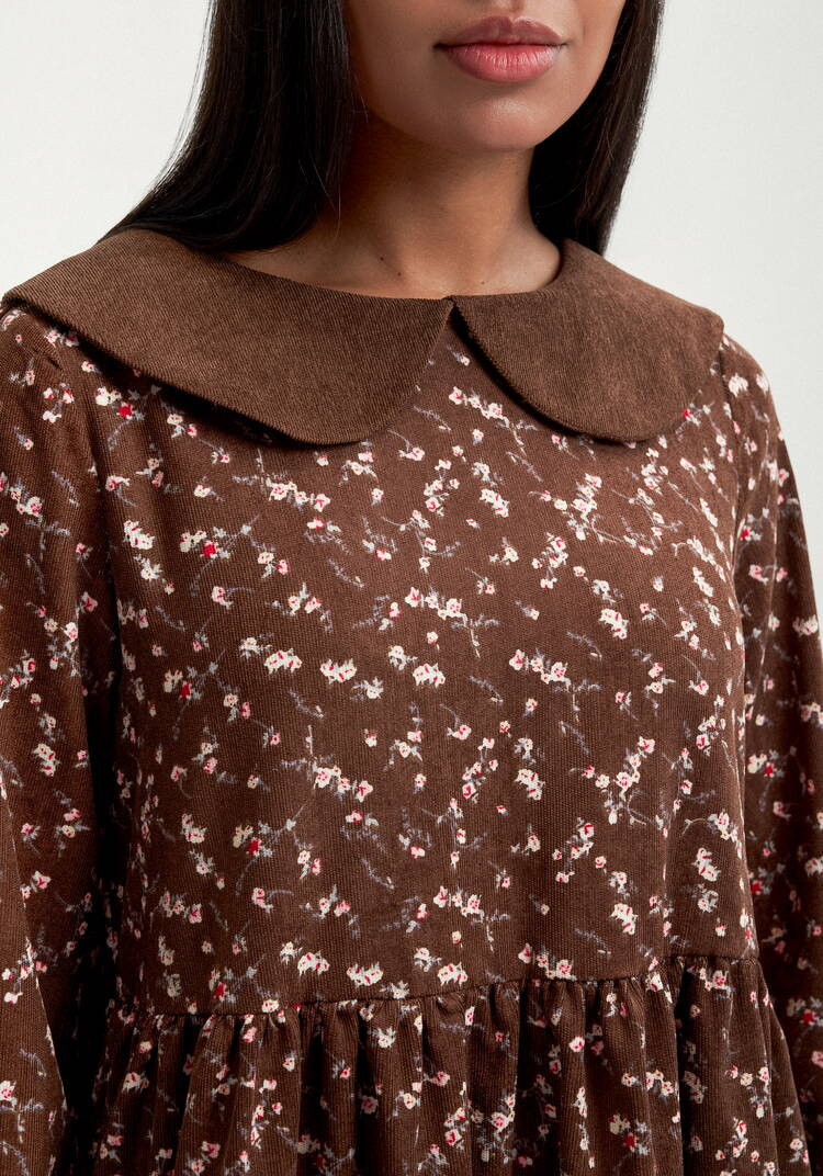 Платье оверсайз с круглым воротником шир.  750, рис. 14