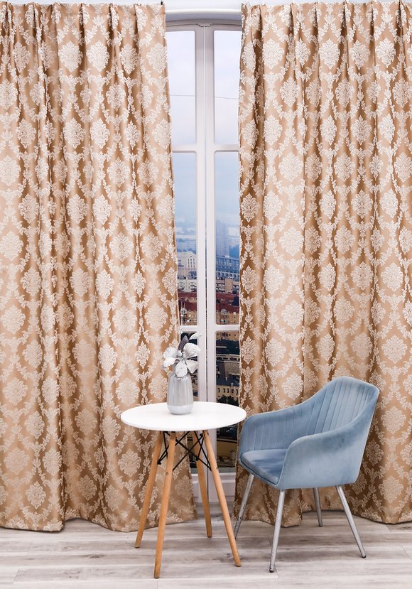 Портьеры с жаккардовым рисунком Верона шир.  580, рис. 17