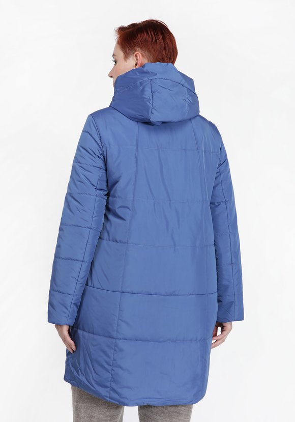 Куртка прямого кроя на молнии с капюшоном шир.  580, рис. 3