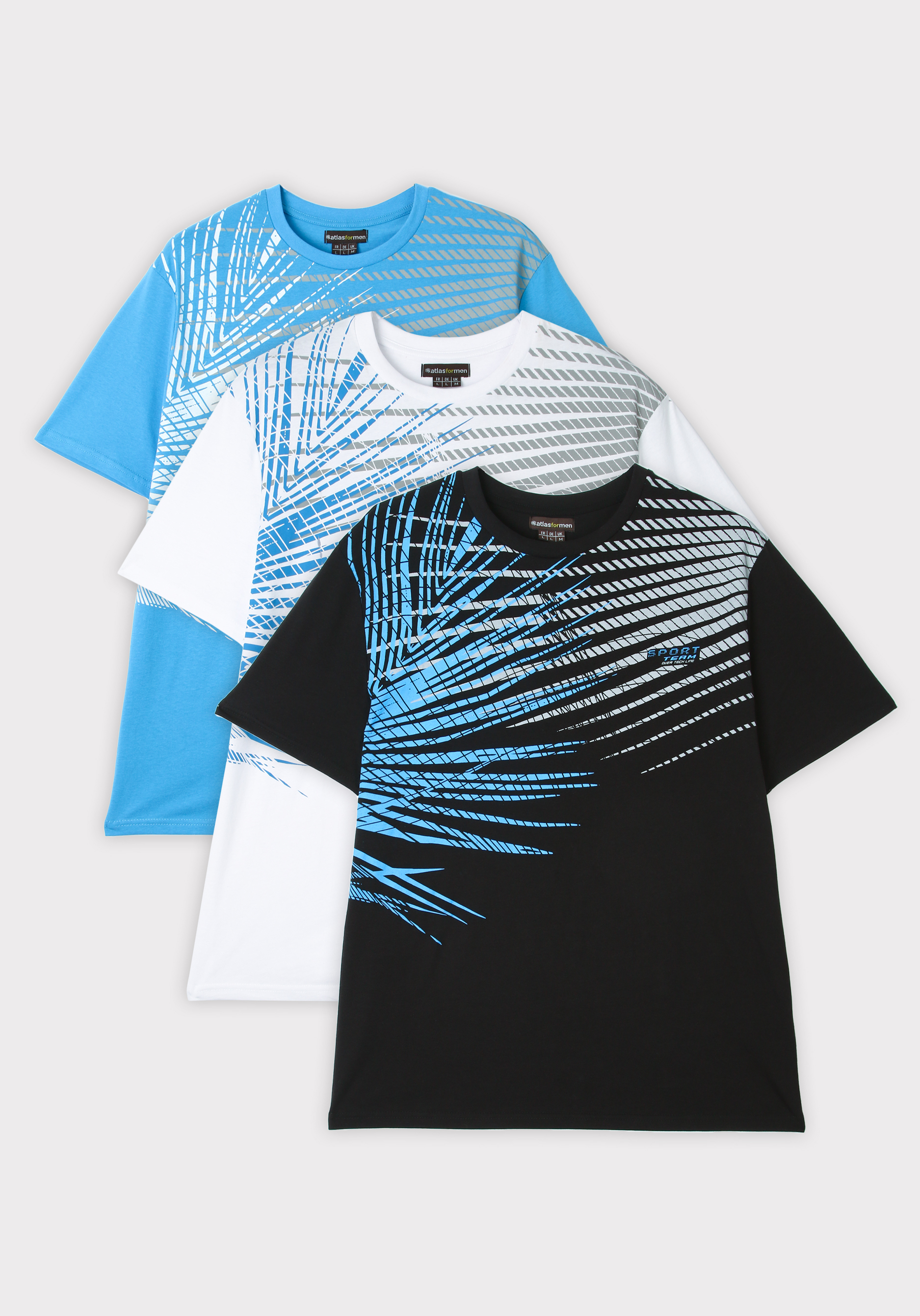 

Комплект из 3х футболок "Валентин", Черный