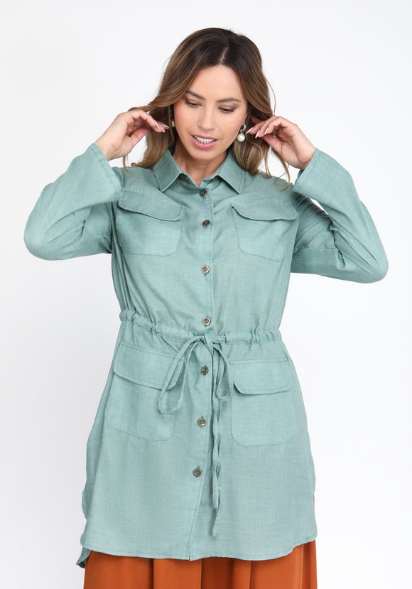 Рубашка удлиненная на кулиске шир.  580, рис. 32