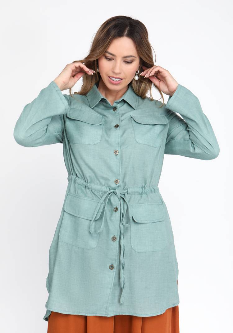 Рубашка удлиненная на кулиске шир.  750, рис. 32