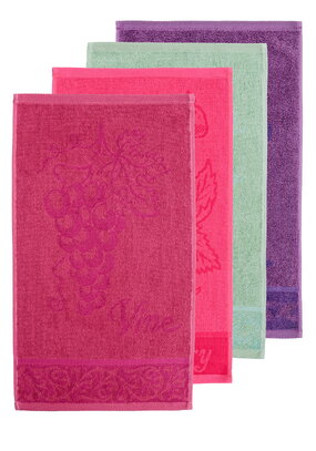 Полотенце махровое с бамбуком, 4 шт.