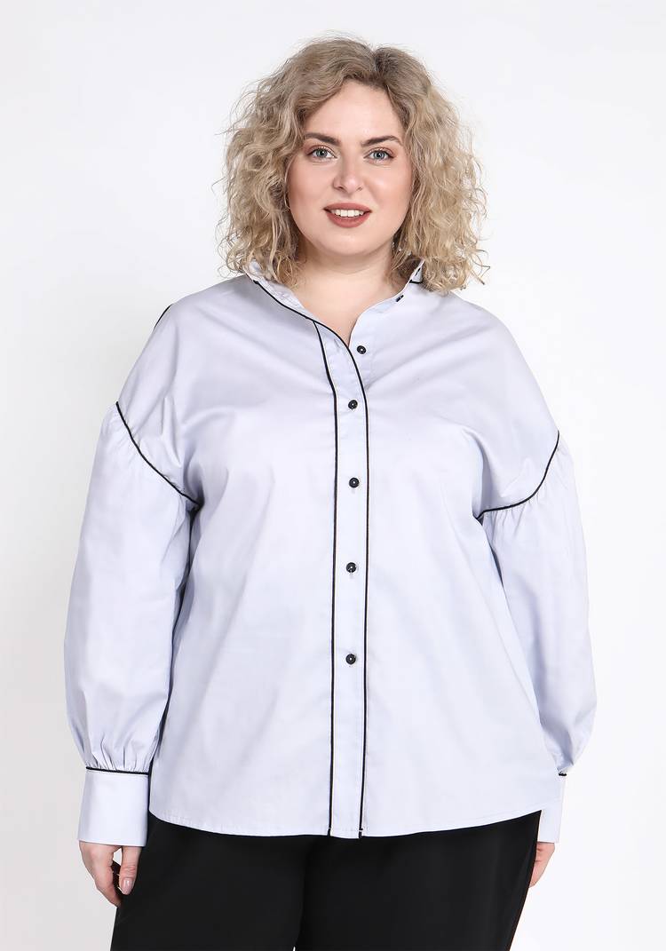 Блуза с отделкой кантом шир.  750, рис. 2