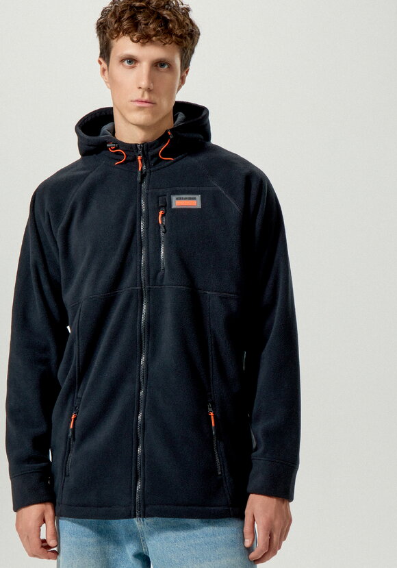 Толстовка с капюшоном и карманами на молнии шир.  580, рис. 12