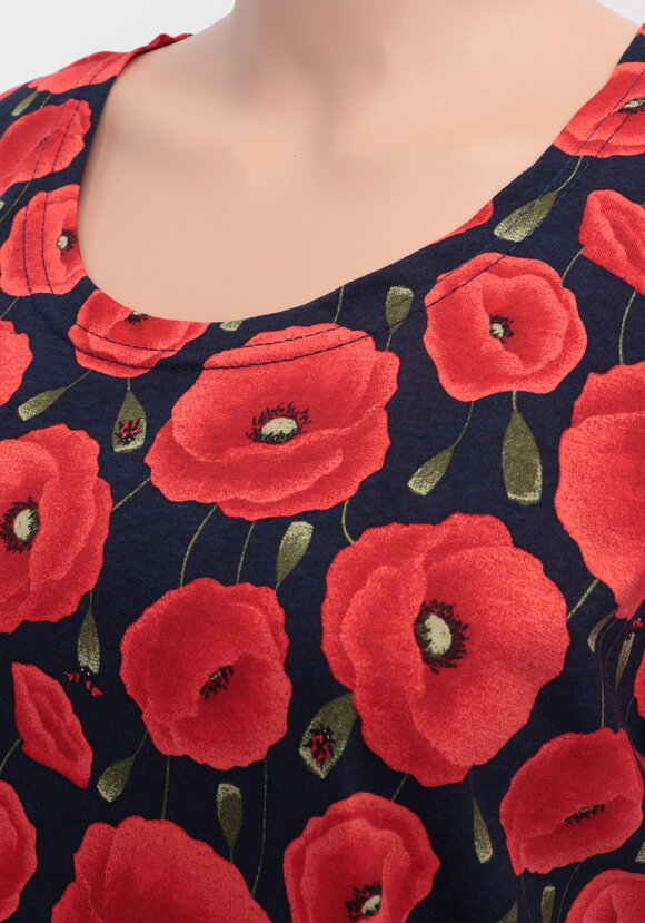 Футболка Цветущие маки шир.  580, рис. 10