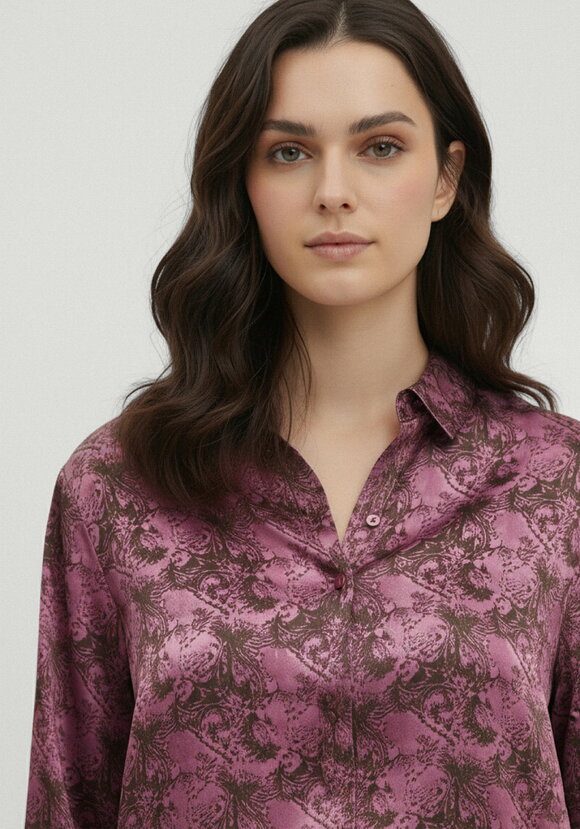 Блуза с жаккардовым узором шир.  580, рис. 22