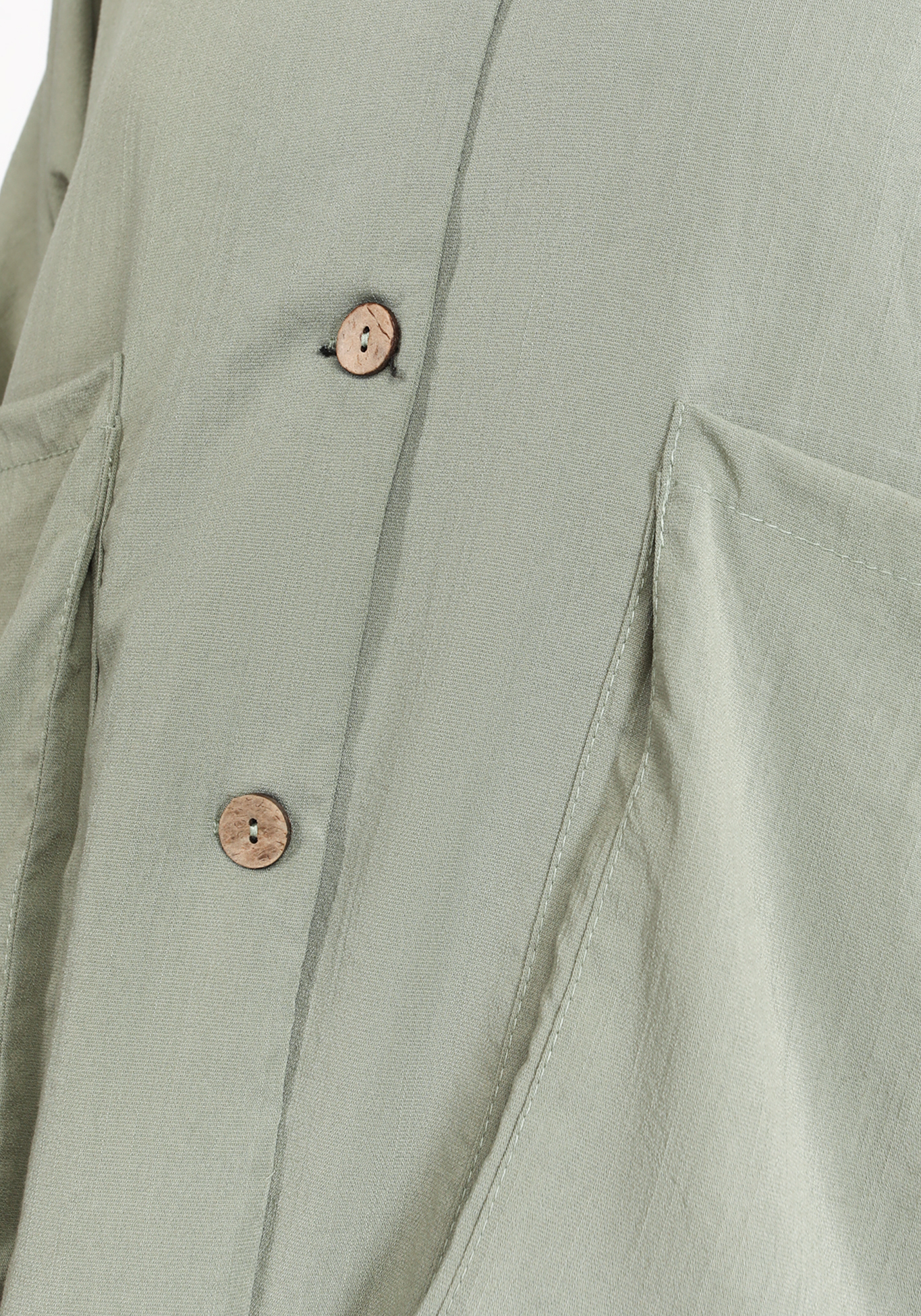 Блуза с объемными карманами Frida, размер 48, цвет фисташковый свободная модель - фото 4