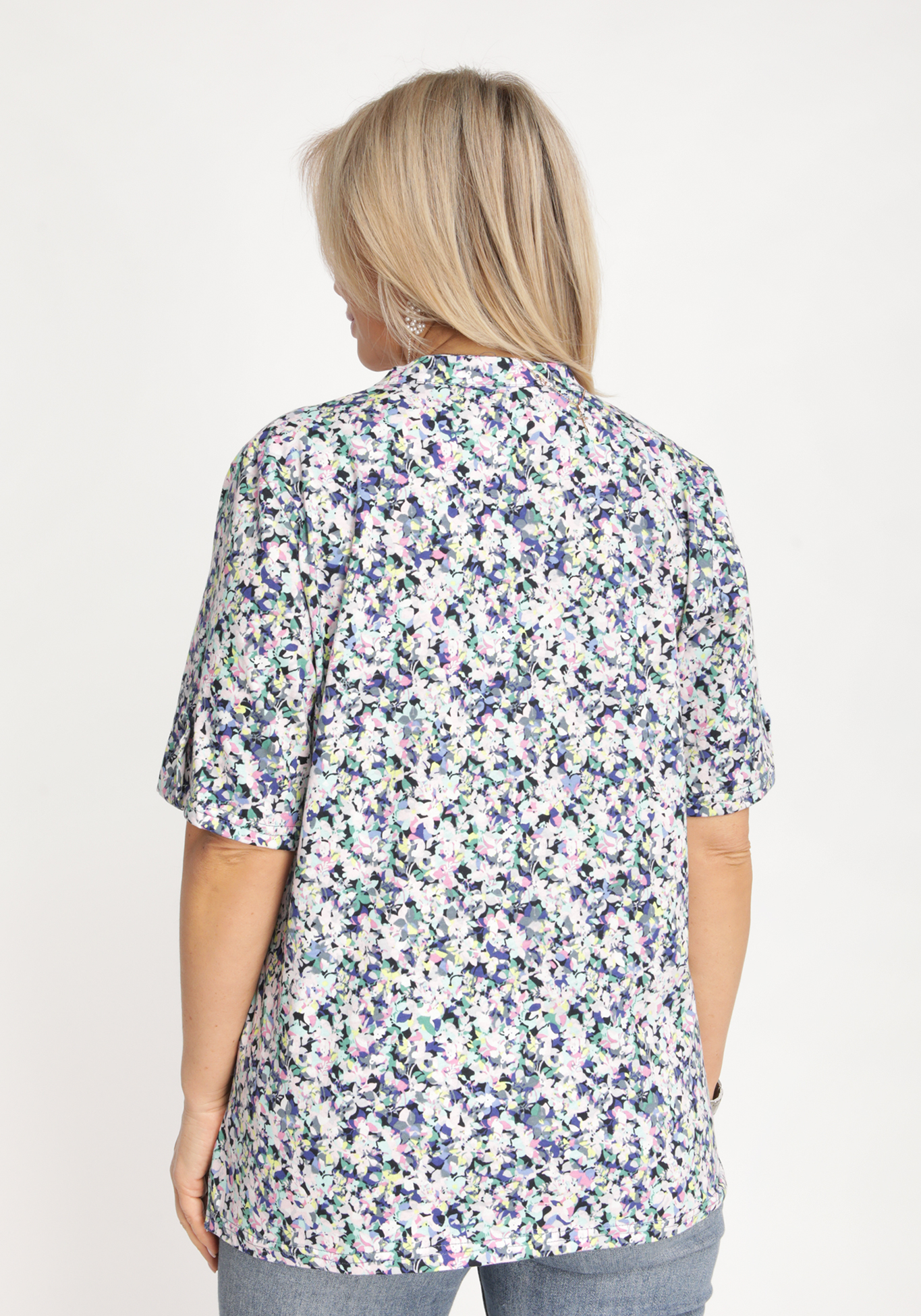 Блуза «Солнечное мгновение» Алтекс, размер 52, цвет мультиколор - фото 4