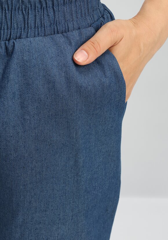 Брюки с вышивкой по низу шир.  580, рис. 14