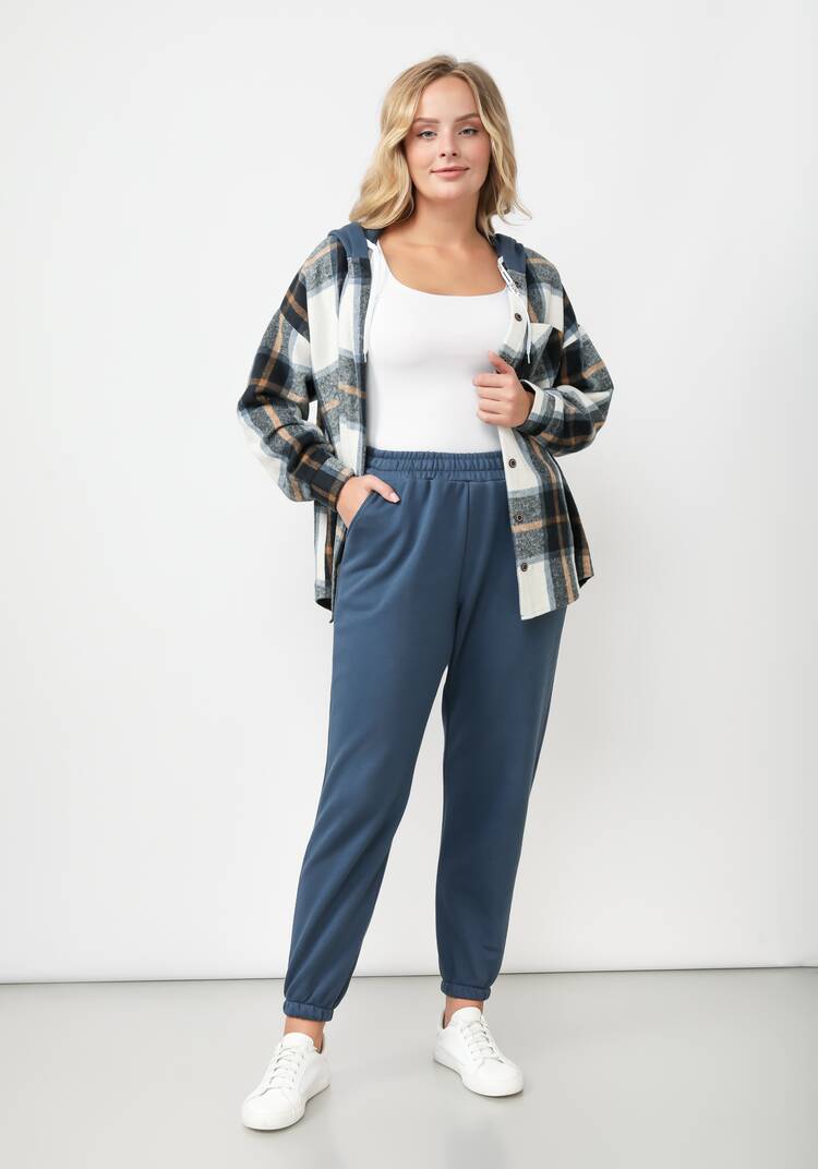 Брюки из трикотажа с карманами шир.  750, рис. 6