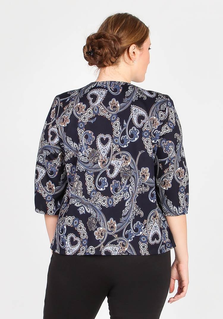 Жакет на пуговицах с округлым вырезом шир.  750, рис. 8