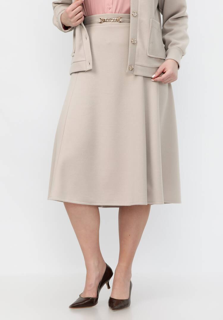 Юбка А-силуэта с защипами шир.  750, рис. 7