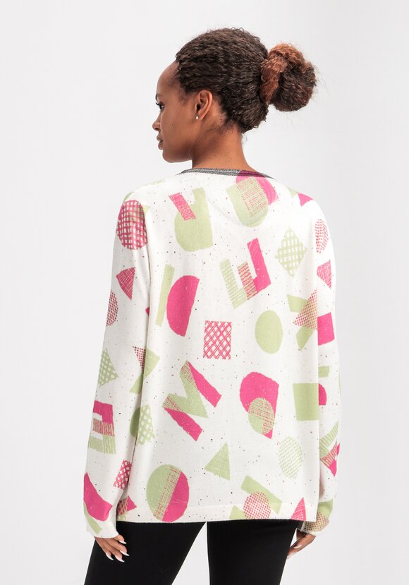 Джемпер с рисунком и стразами шир.  580, рис. 15